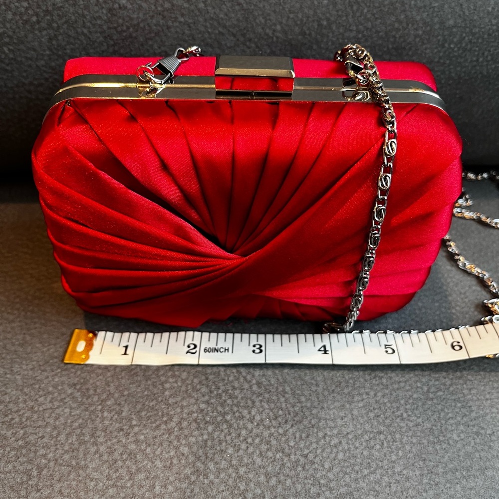 Elegant Red Clutch Bag
